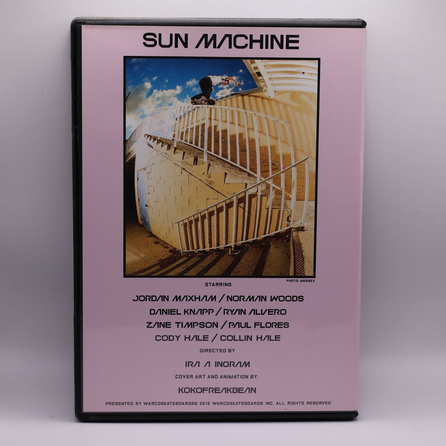 Warco Sun Machine DVD (2016) Norman Woods Ryan Alvero Daniel Knapp Rare Skate Video