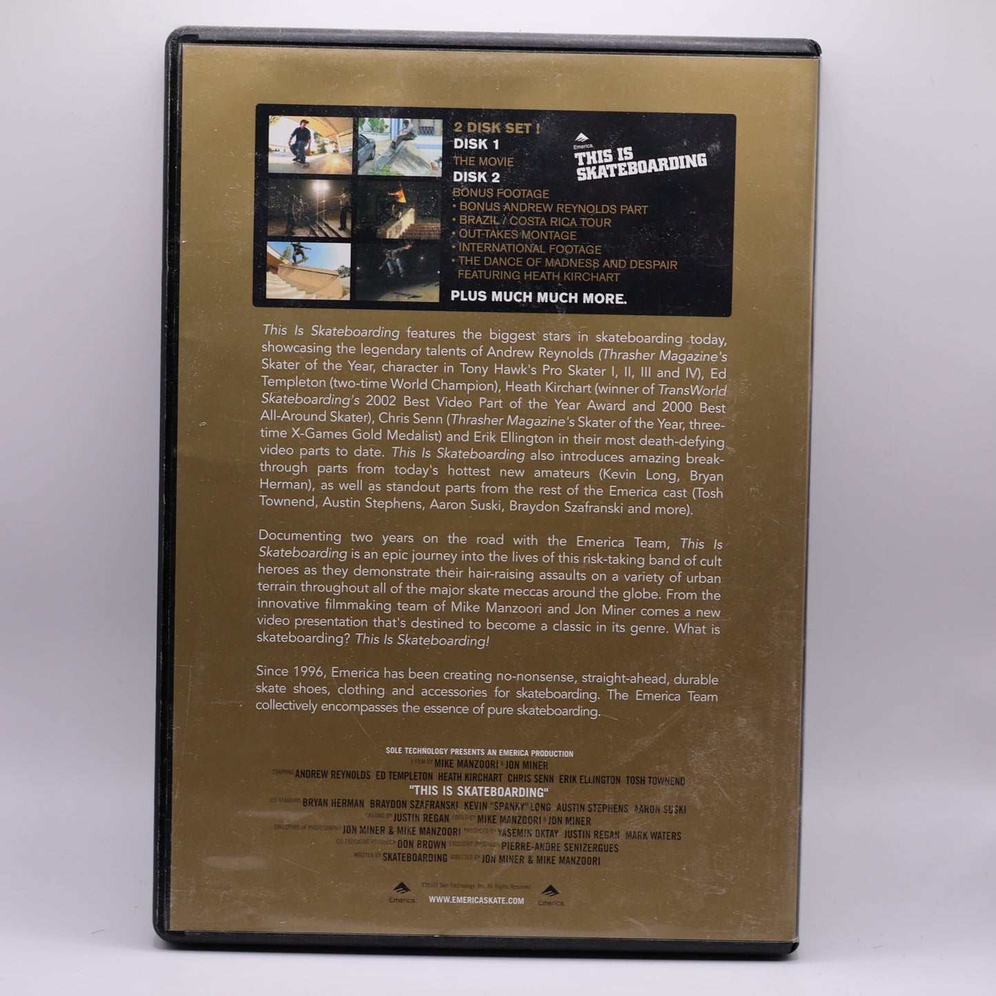 Emerica This Is Skateboarding DVD (2003) Andrew Reynolds Heath Kirchart Rare Skate Video