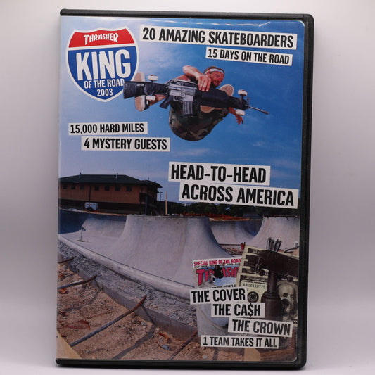 Thrasher Magazine King of the Road 2003 DVD | Original First Year KOTR | Rare Skateboarding DVD