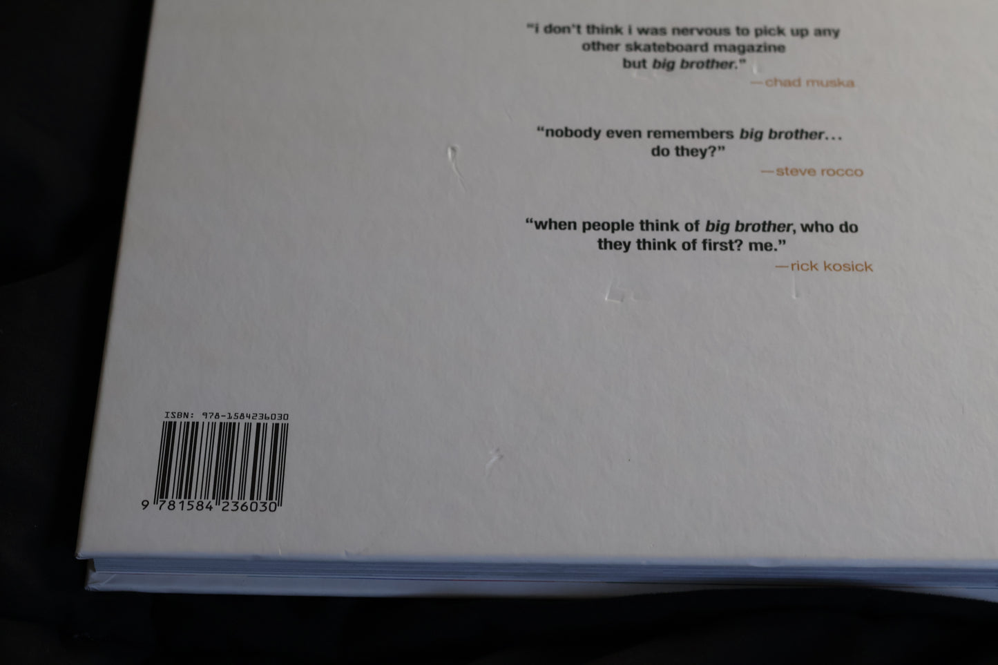 "Shit: The Big Brother Book" (2016) Rare Hardcover Skateboard History Book - Sean Cliver / Dave Carnie