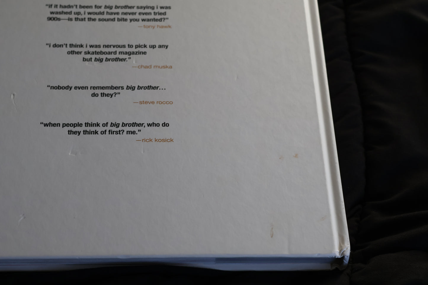 "Shit: The Big Brother Book" (2016) Rare Hardcover Skateboard History Book - Sean Cliver / Dave Carnie