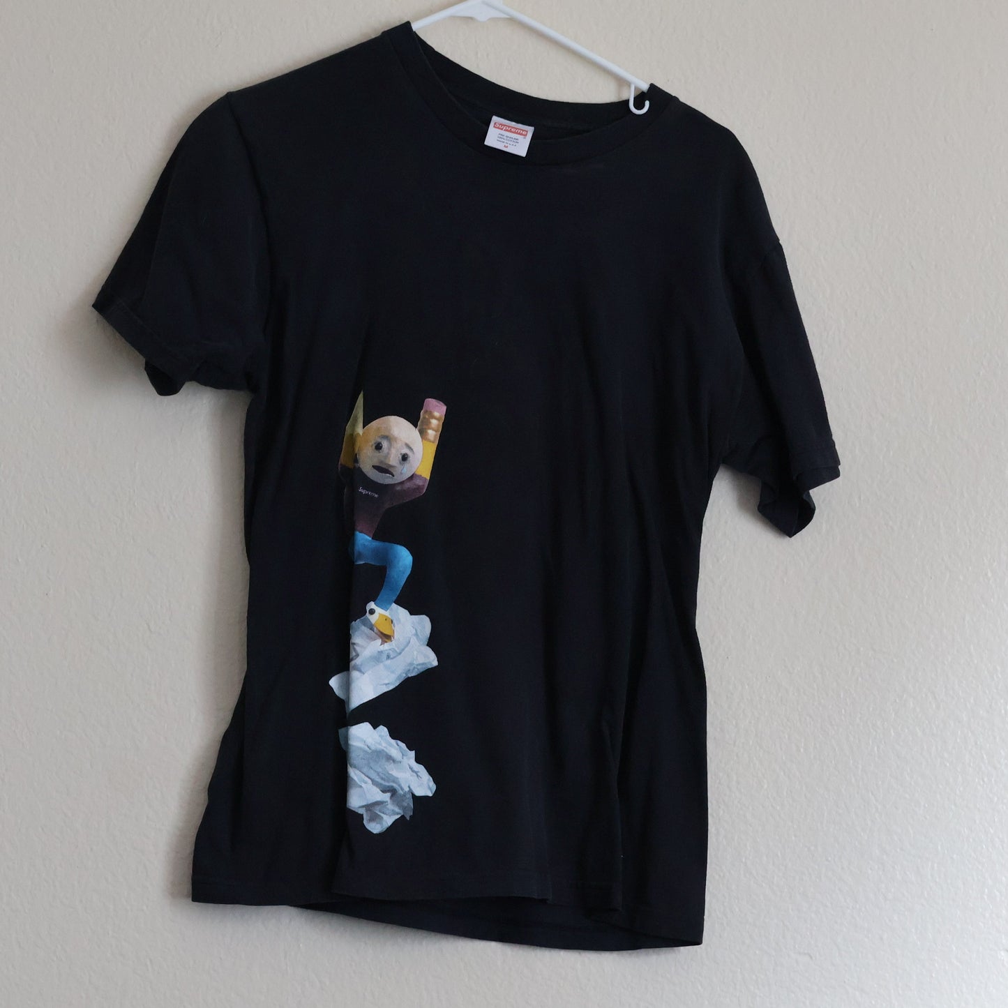 Supreme x Mike Hill "Regretter" Graphic T-Shirt (SS17) - Black / Size Medium