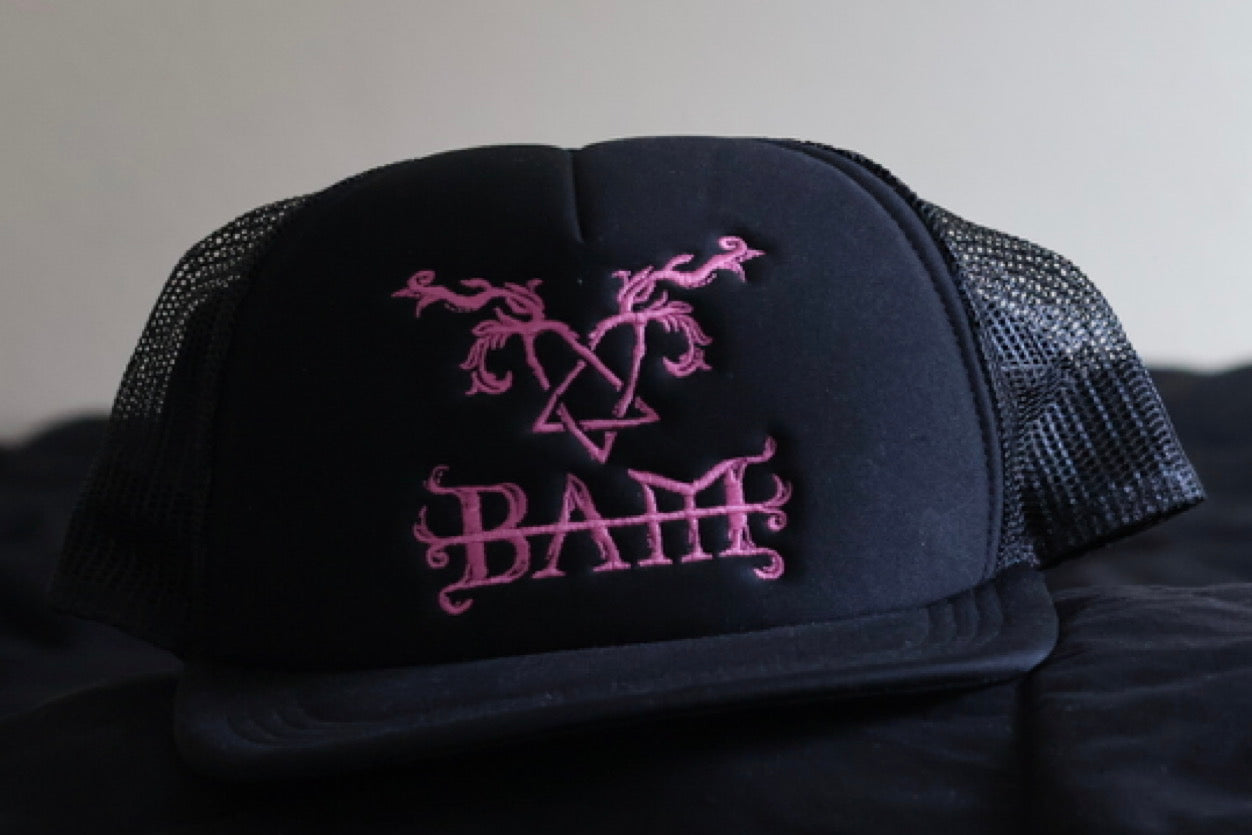 Vintage Element Skateboards - Bam Margera "Heartagram" Trucker Hat (Y2K Era)