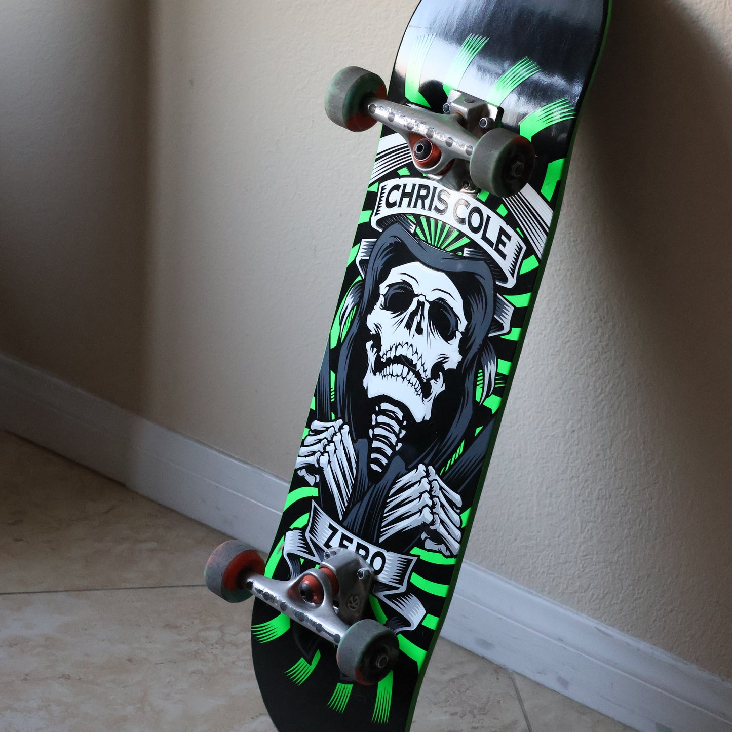 Zero Chris Cole MMXX Reaper Skateboard Complete – 8.0" with Grind King Trucks