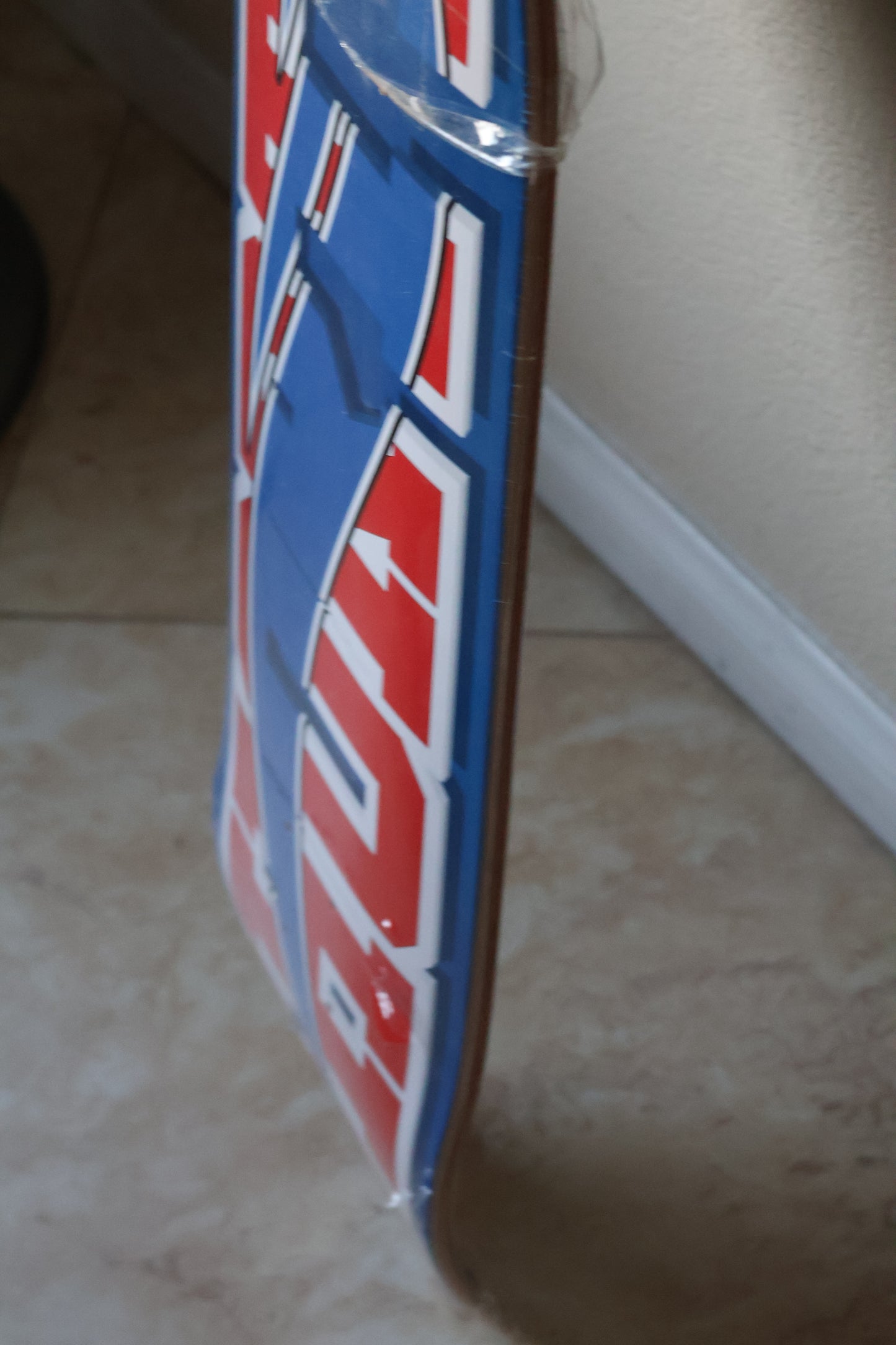 Shorty’s Skateboard Deck Classic Logo Blue/Red – 8.25" (2022 Reissue - Sealed)