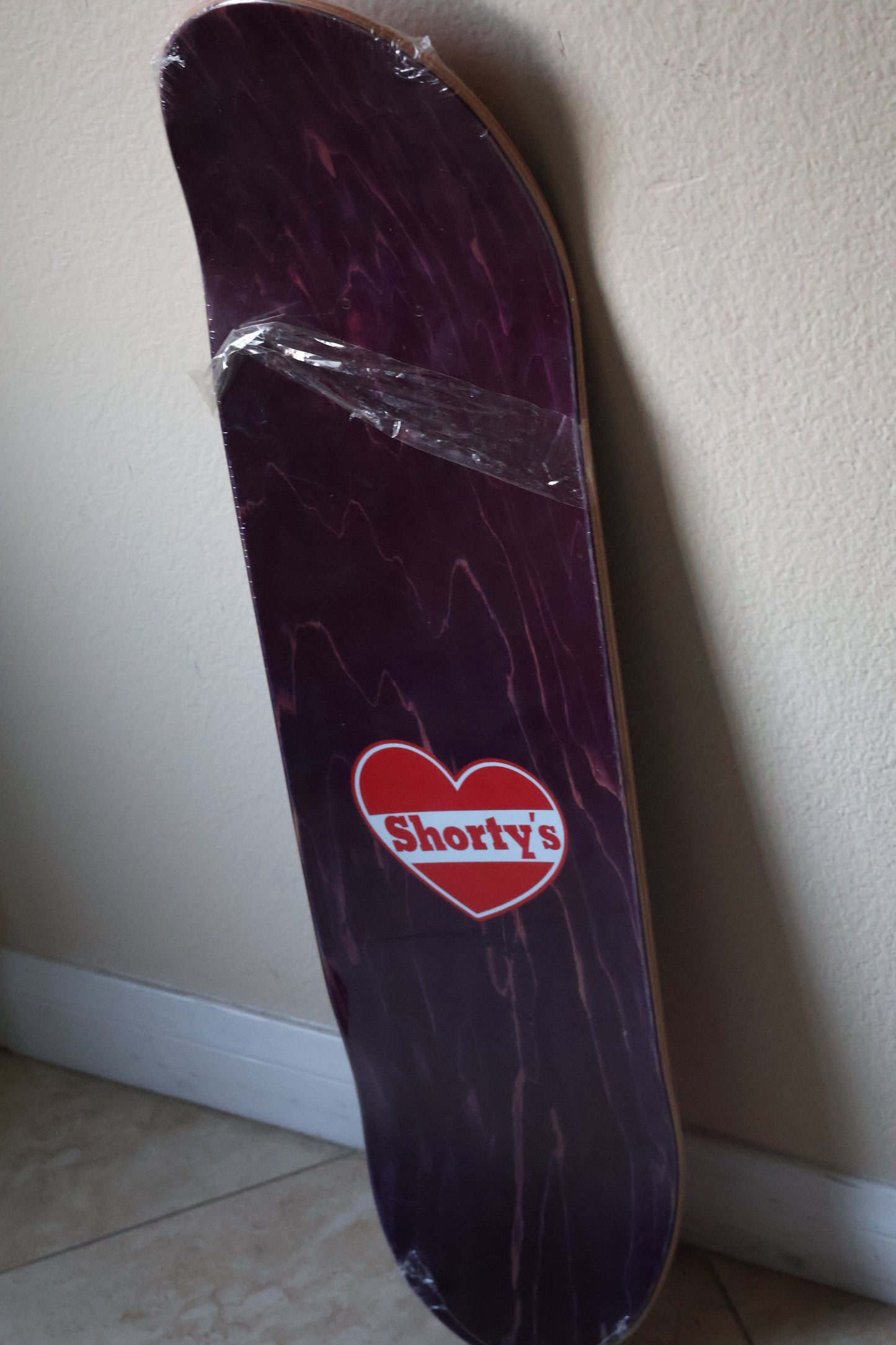 Shorty’s Skateboard Deck Classic Logo Blue/Red – 8.25" (2022 Reissue - Sealed)