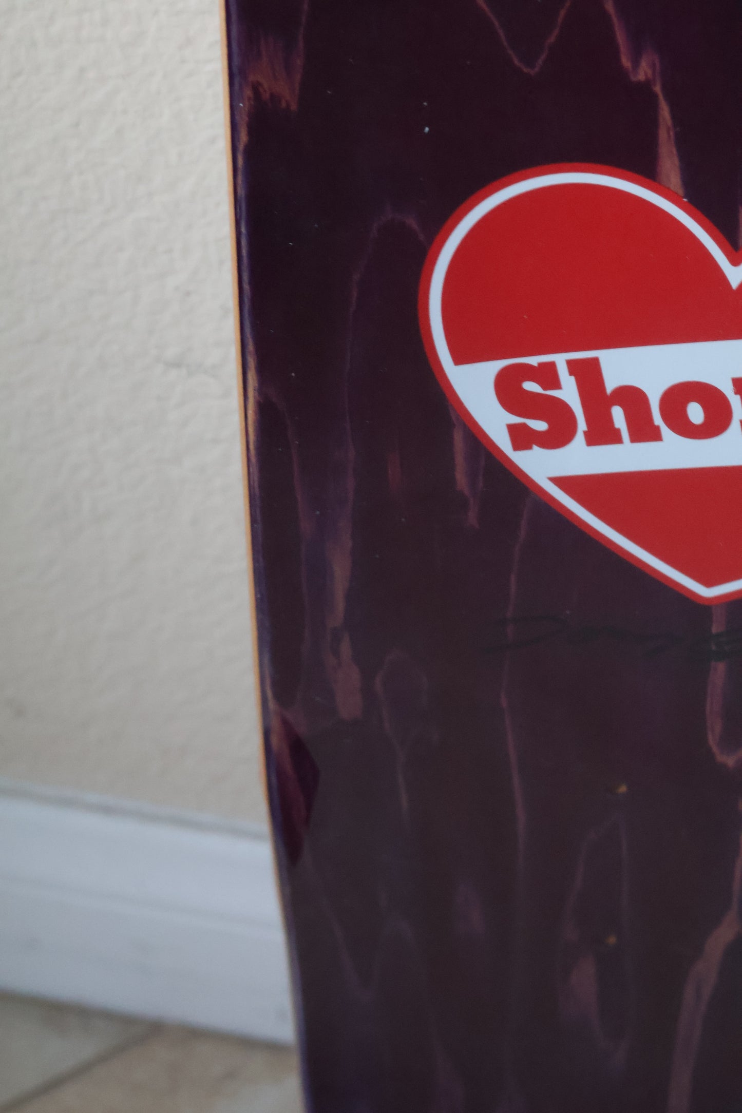 Shorty’s Skateboard Deck Classic Logo Blue/Red – 8.25" (2022 Reissue - Sealed)